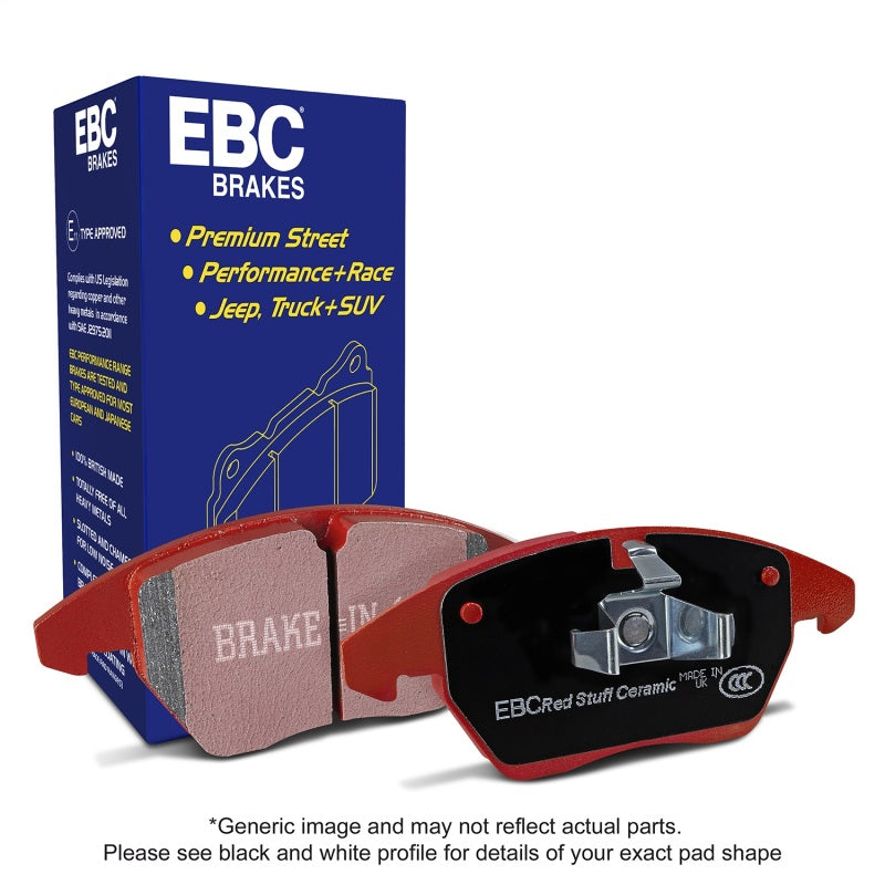 EBC 02-04 Mercedes-Benz C32 AMG (W203) 3.2 Supercharged Redstuff Front Brake Pads