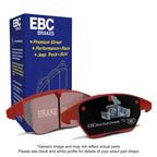 EBC 02-04 Mercedes-Benz C32 AMG (W203) 3.2 Supercharged Redstuff Front Brake Pads